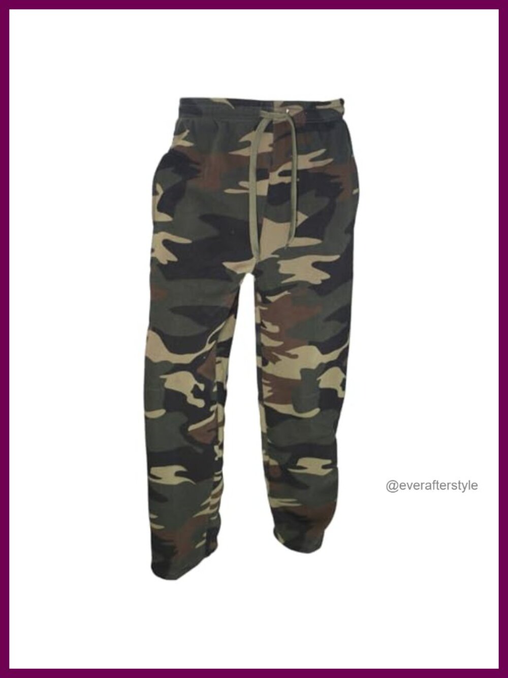 Mens Fleece Sweatpants Joggers Drawstring Running Workout Pants